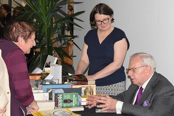 David Starkey book signing