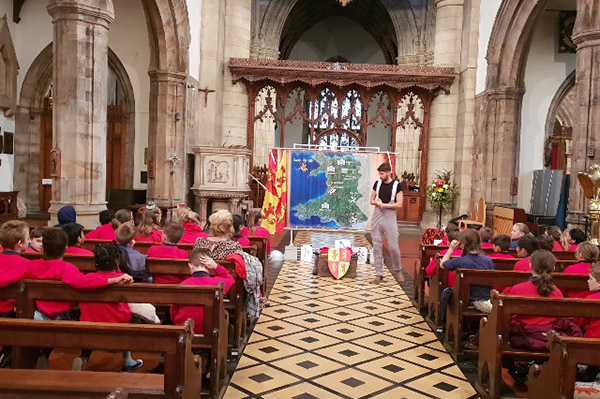 Primary School event in Bangor Cathedral